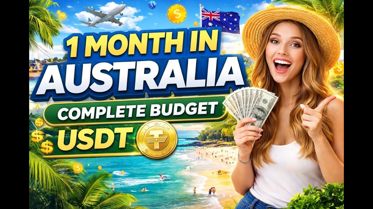 How Much Money You Need for 1 Month in Australia 🇦🇺 | Complete USDT Budget Guide (2025)