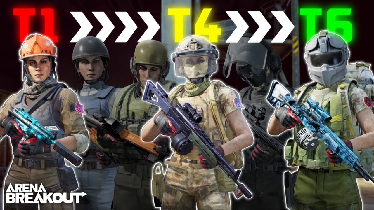 T1 VS T6 LOADOUT CHALLENGE ! | Arena Breakout