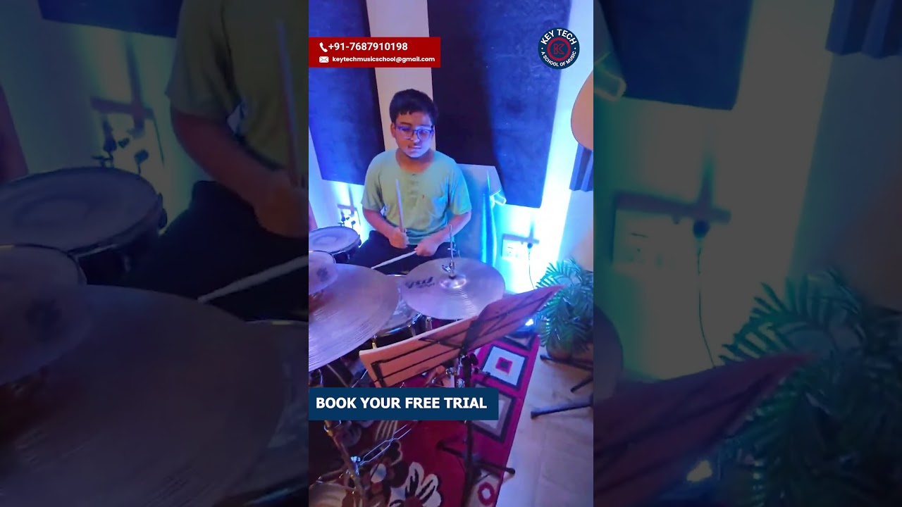 Anonno - Drum Groove | KEY TECH A School of Music #music #viralvideochallenge #viralshorts #drums