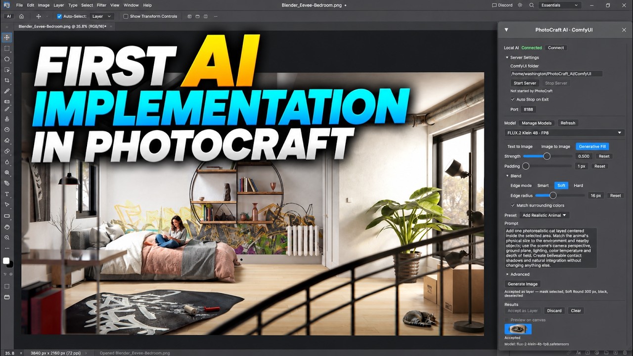 First Local AI Implementation in Photocraft
