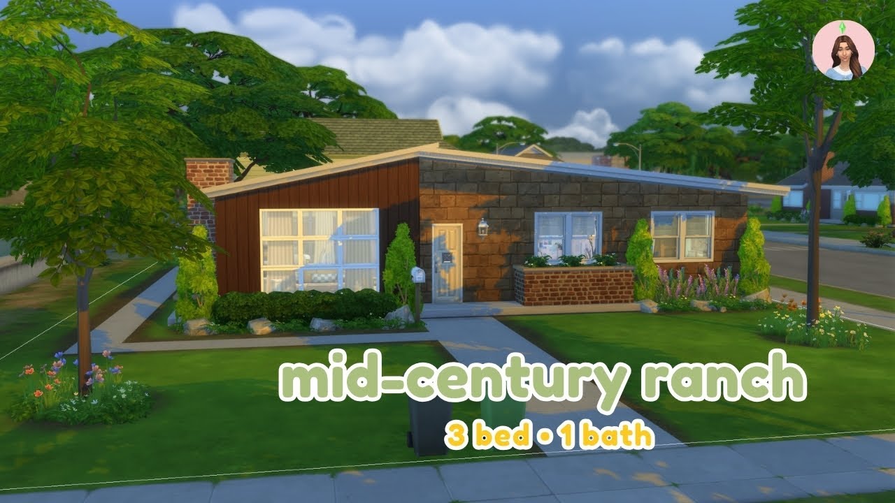 The Ultimate Mid-Century Modern Family Home | Sims 4 Speed Build