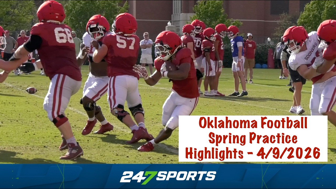 Oklahoma Football Spring Practice Highlights - 4/9/2026