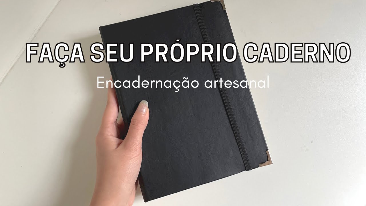 COMO FAZER UM CADERNO COSTURADO | Bullet Journal e Caderno de Leituras