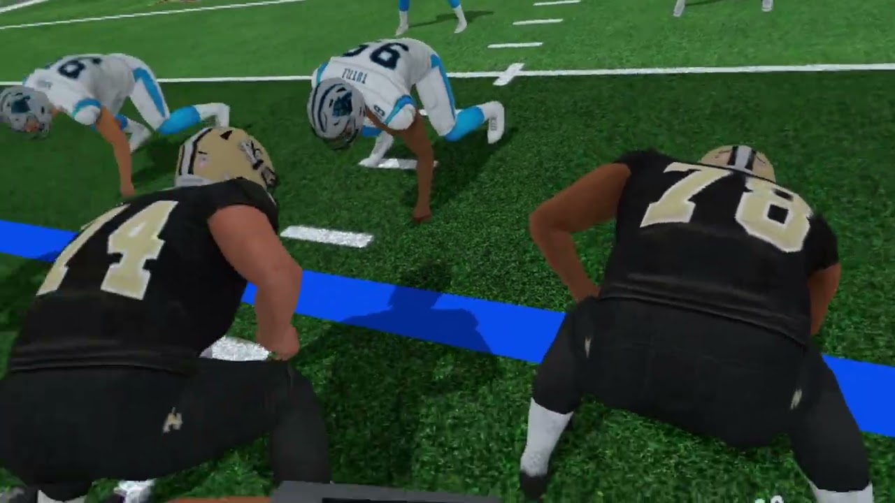 NFL Pro Era 2025 VR Season 2 Week 14 Carolina Panthers at New Orleans Saints