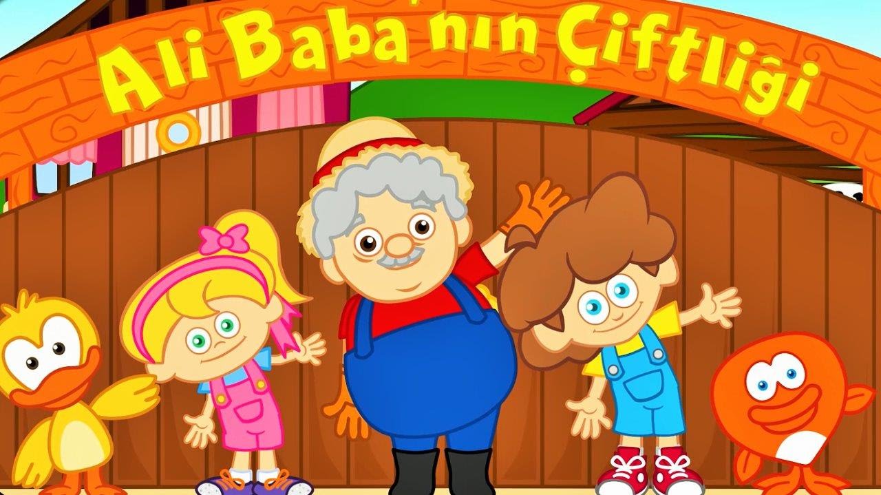 Ali Babanın &Ccedil;iftliği | Bebek Şarkıları | Sevimli Dostlar Ali babanin ciftligi | Adisebaba