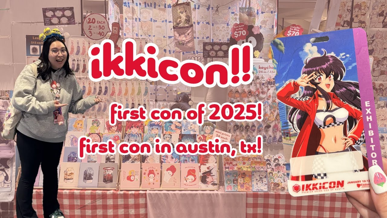 artist alley diaries | ikkicon! our first con of 2025!