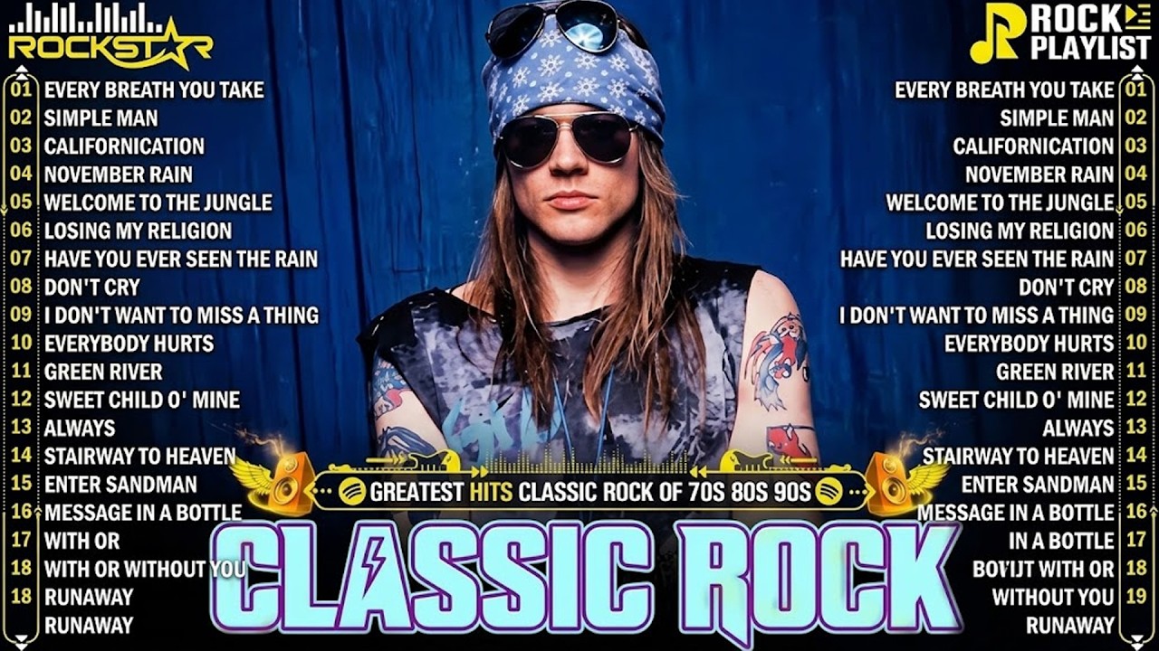 Ultimate Classic Rock Playlist 🎸 Timeless Hits for Driving & Good Vibes