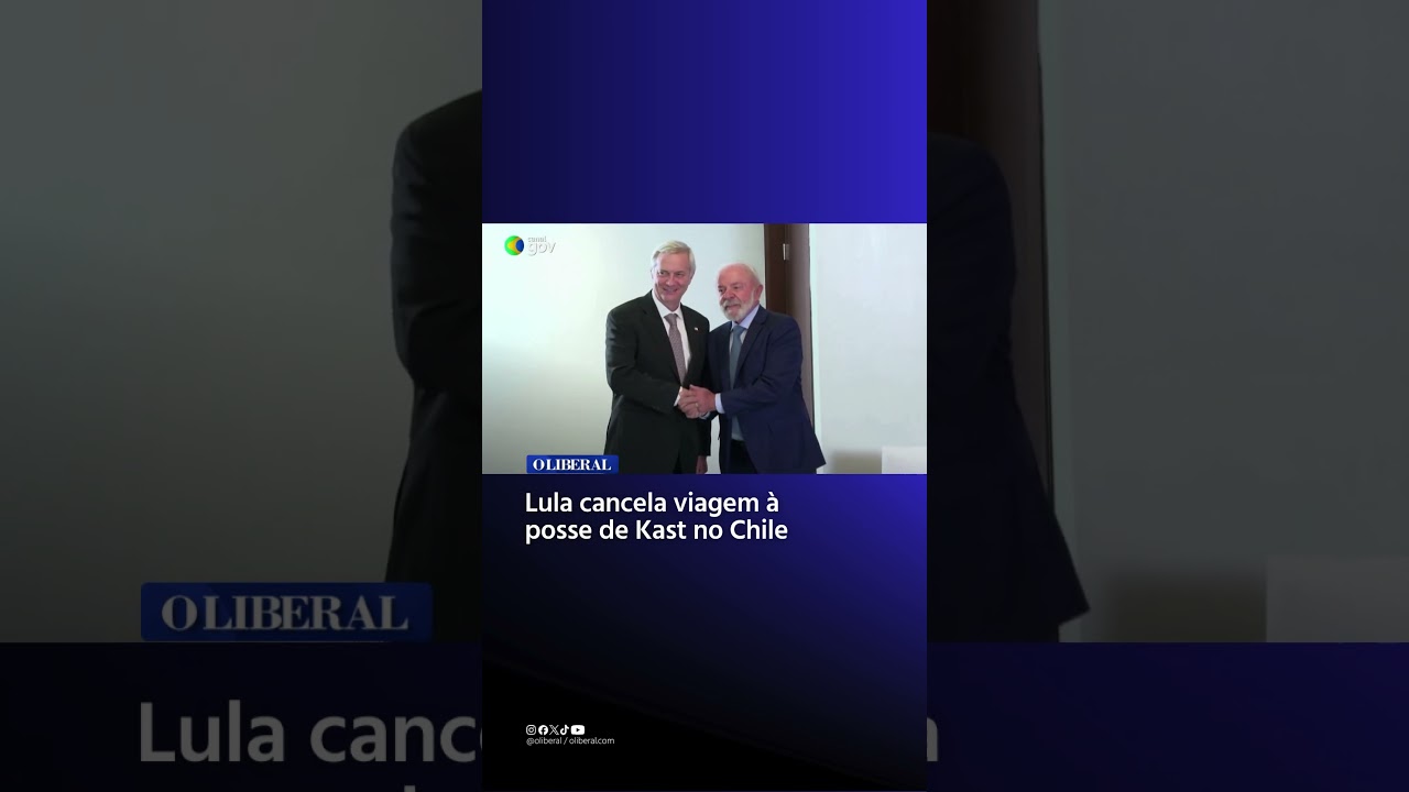 Lula cancela viagem &agrave; posse de Kast no Chile