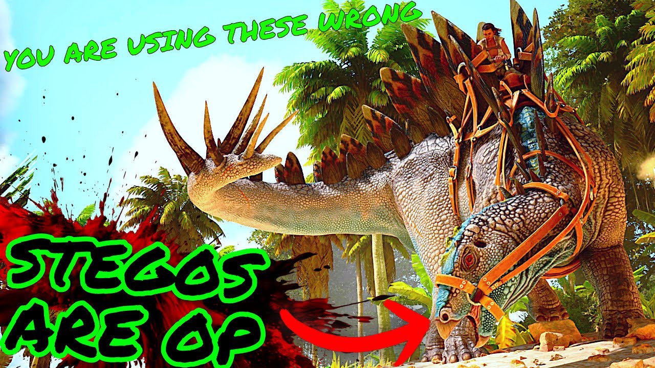 Как ПРАВИЛЬНО использовать СТЕГО в Ark Survival Ascended! Стегозы &mdash; это ОП при правильном использ...