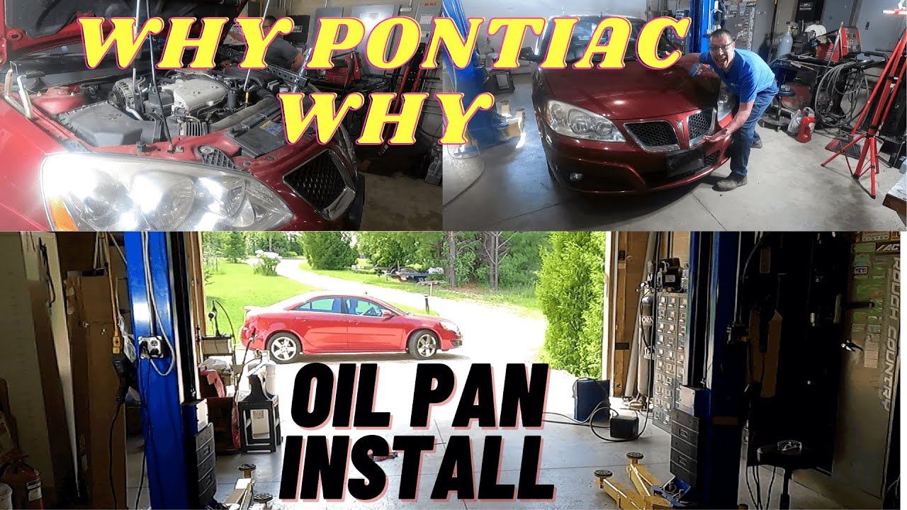 Pontiac G6 oil pan INSTALLATION and gasket replacement 2010 3.5L.  WHY PONTIAC WHY part 2