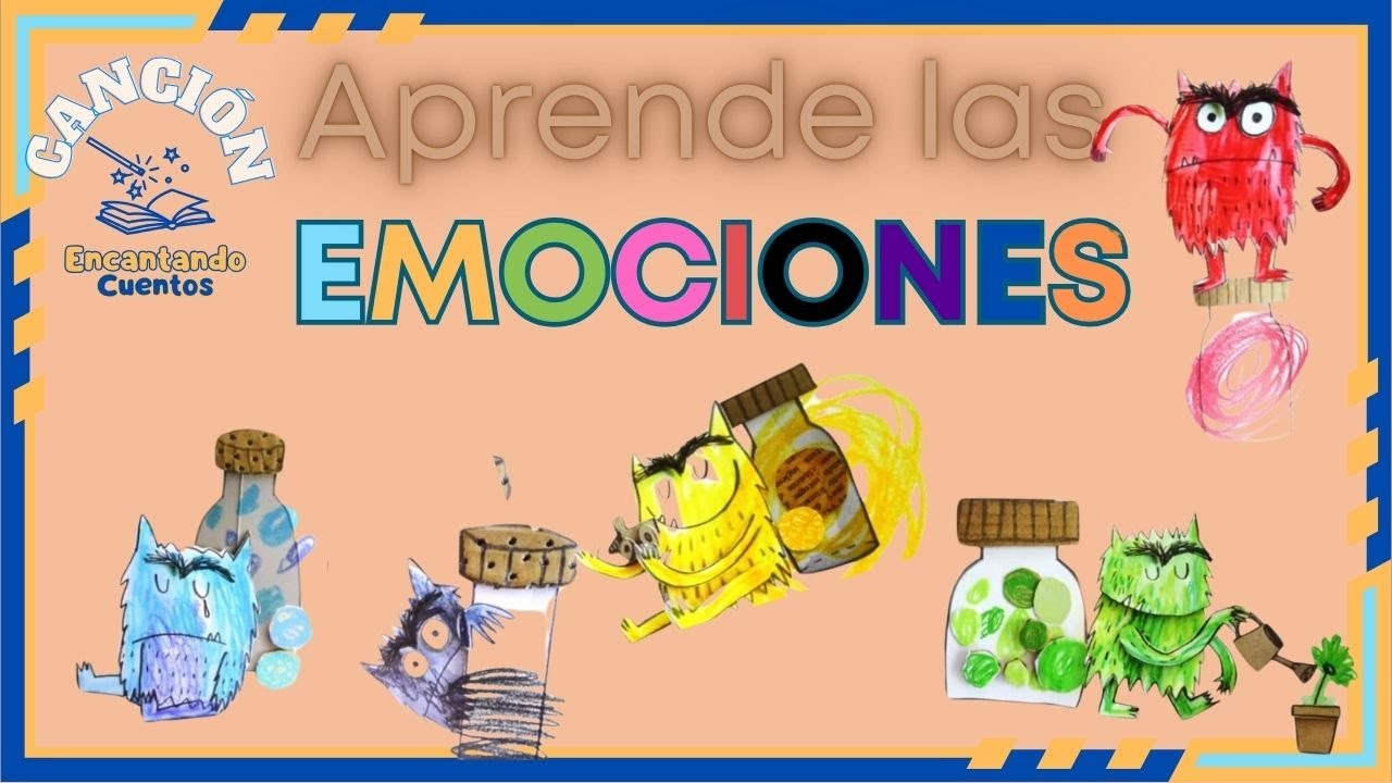 Aprende Las Emociones Con El Monstruo De Colores - Canción Infantil 🎵💛💙💚❤️💜