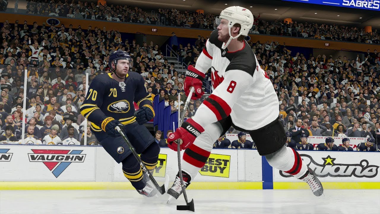 NHL 19 Gameplay New Jersey Devils vs Buffalo Sabres | NHL 19 EA Access