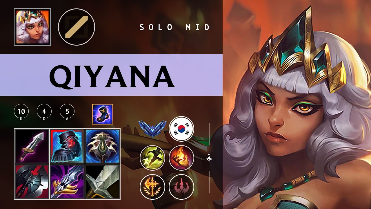 Qiyana Mid vs Galio - KR Diamond Patch 26.03