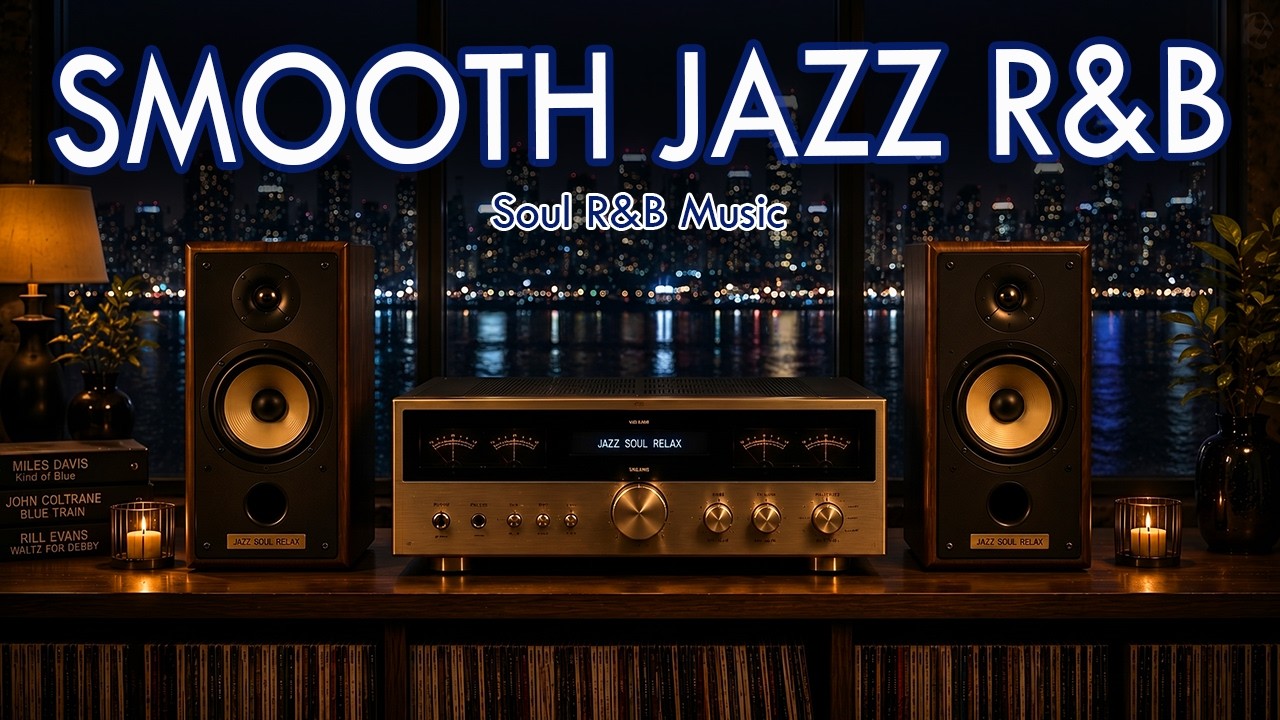 Smooth Jazz & Soul R&B 24/7 &ndash; Midnight Jazz Lounge | Relaxing Music for Sleep, Study & Work