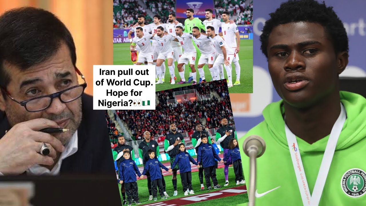 Iran pulls out of wc, any hope for Nigeria? Daga gets 6 months sentence, Cara doubts Osimhen & Gala👀