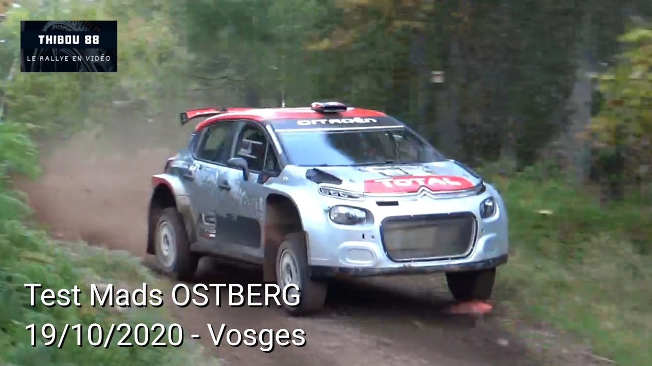 Test Mads OSTBERG - Citroën C3 R5 | THIBOU 88 [HD]