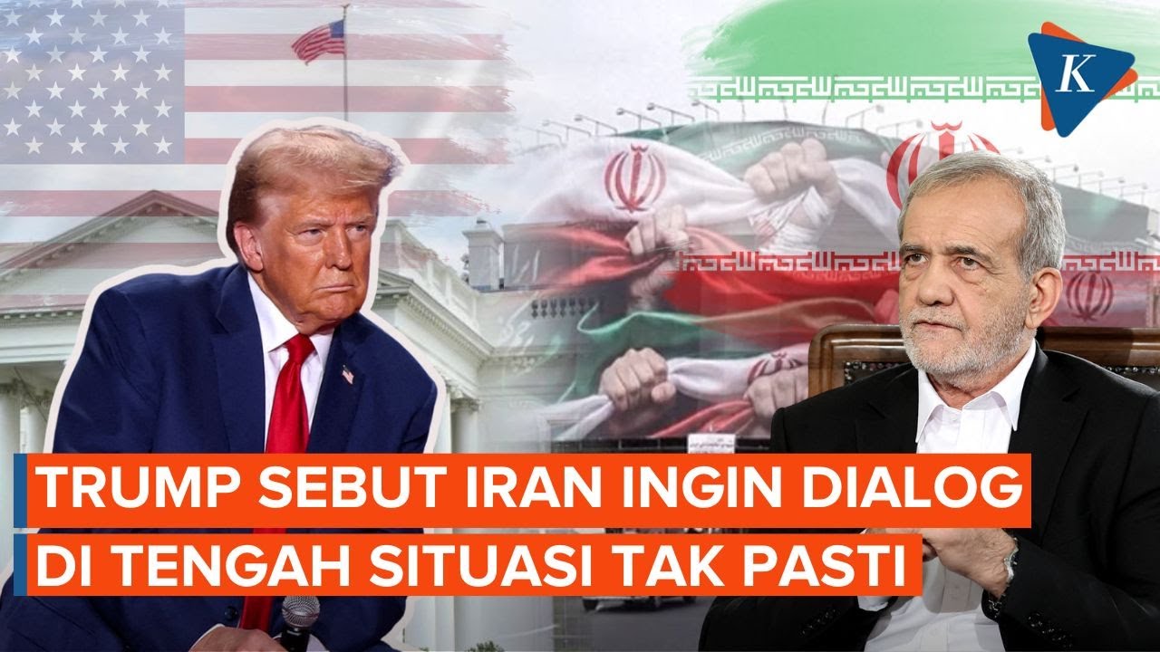 Trump Sebut Iran Ingin Berdialog di Tengah Situasi Tak Pasti dan Pengerahan Armada AS
