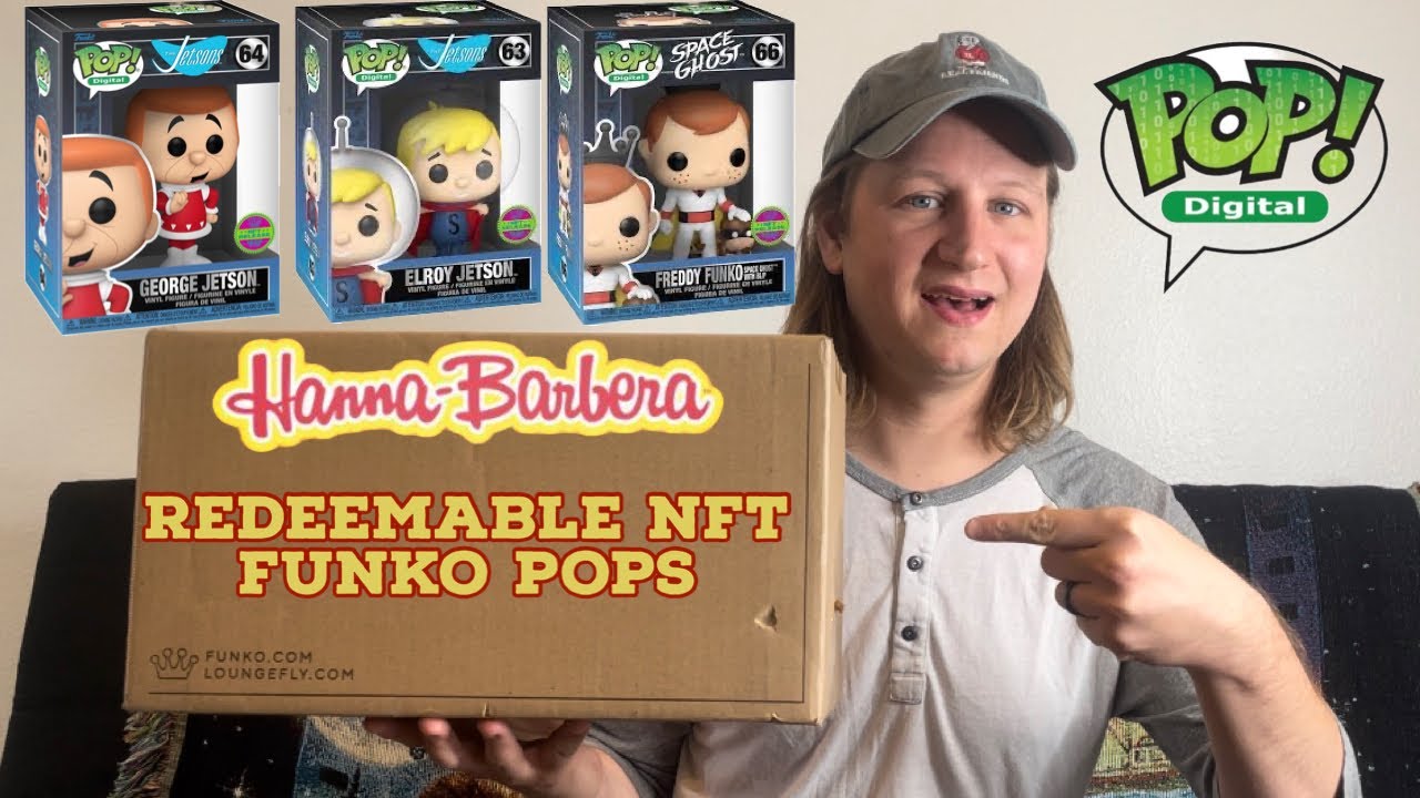 Unboxing My First Ever NFT Redeemable Funko Pops! - Hanna-Barbera Series 1 NFT Funko Pops