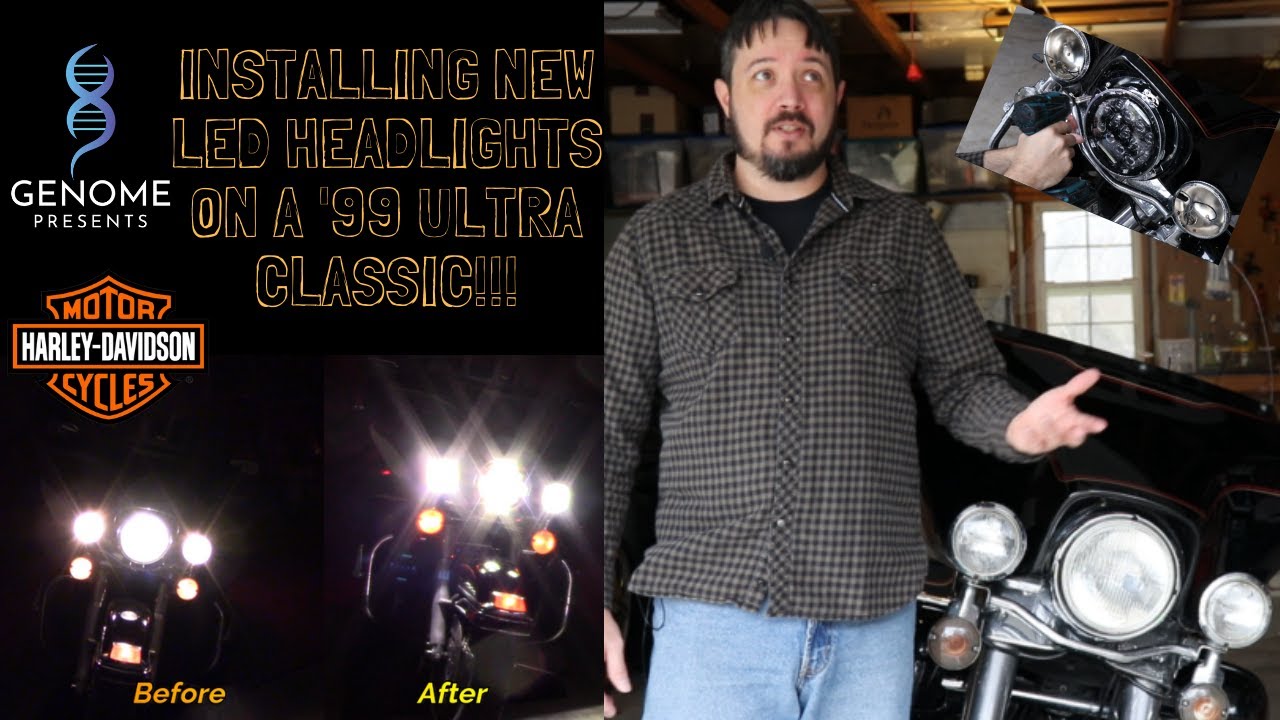 Installing LED headlights in my '99 Harley Davidson Ultra Classic