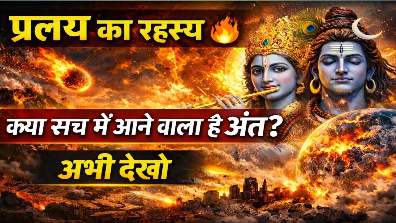 प्रलय कब आएगा? 🔥 Sanatan Shastras ki Shocking Prediction | 2026 mein Mahapralay?
