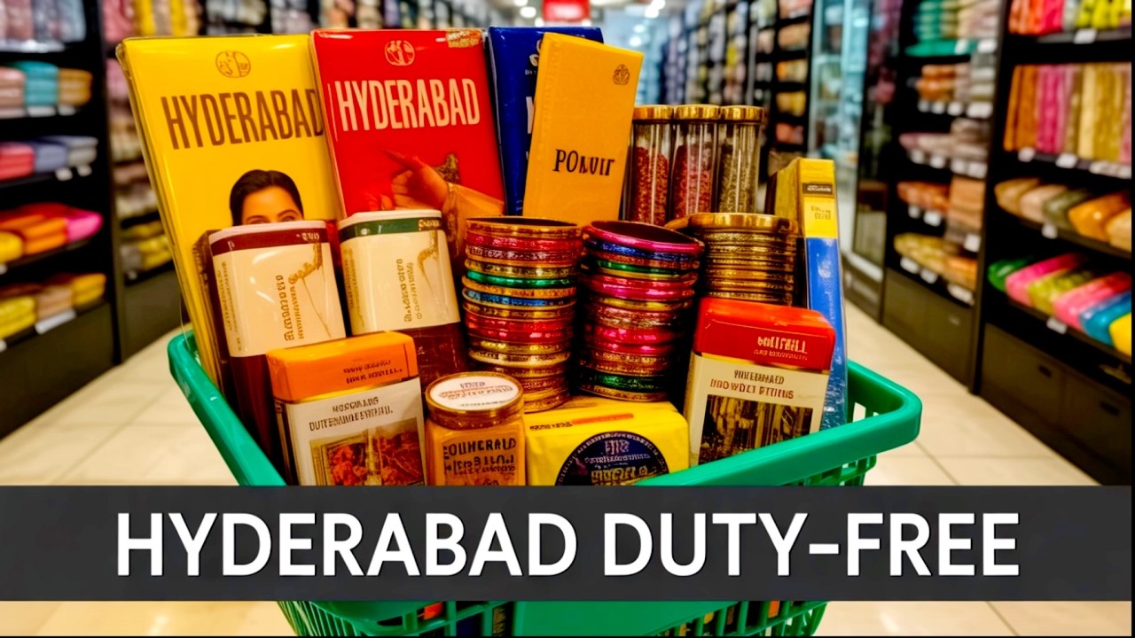 Hyderabad Duty Free Shopping Guide ✈️ Best Discounts at RGIA Airport!