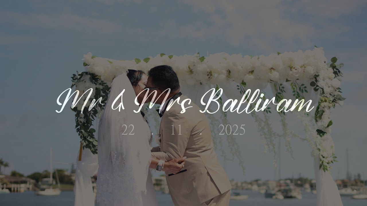 Nathaniel & Ajeshni Wedding Film | Mooloolaba QLD | Judge Productions