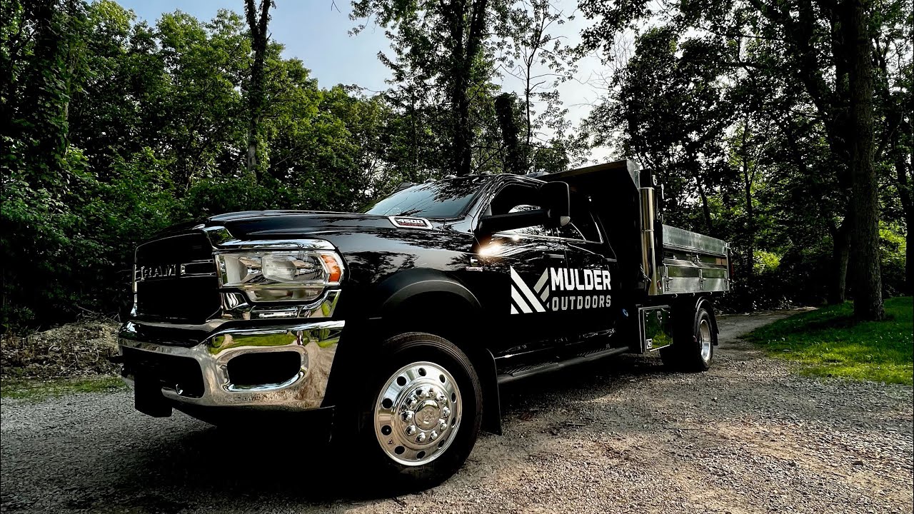 Our New Ram 4500 4-door Dump Truck w/ Scott Magnum Dump Body