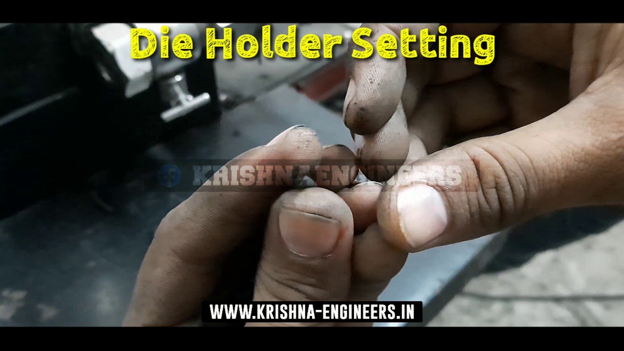 Die Holder Setting Part-1 || Agarbatti machine
