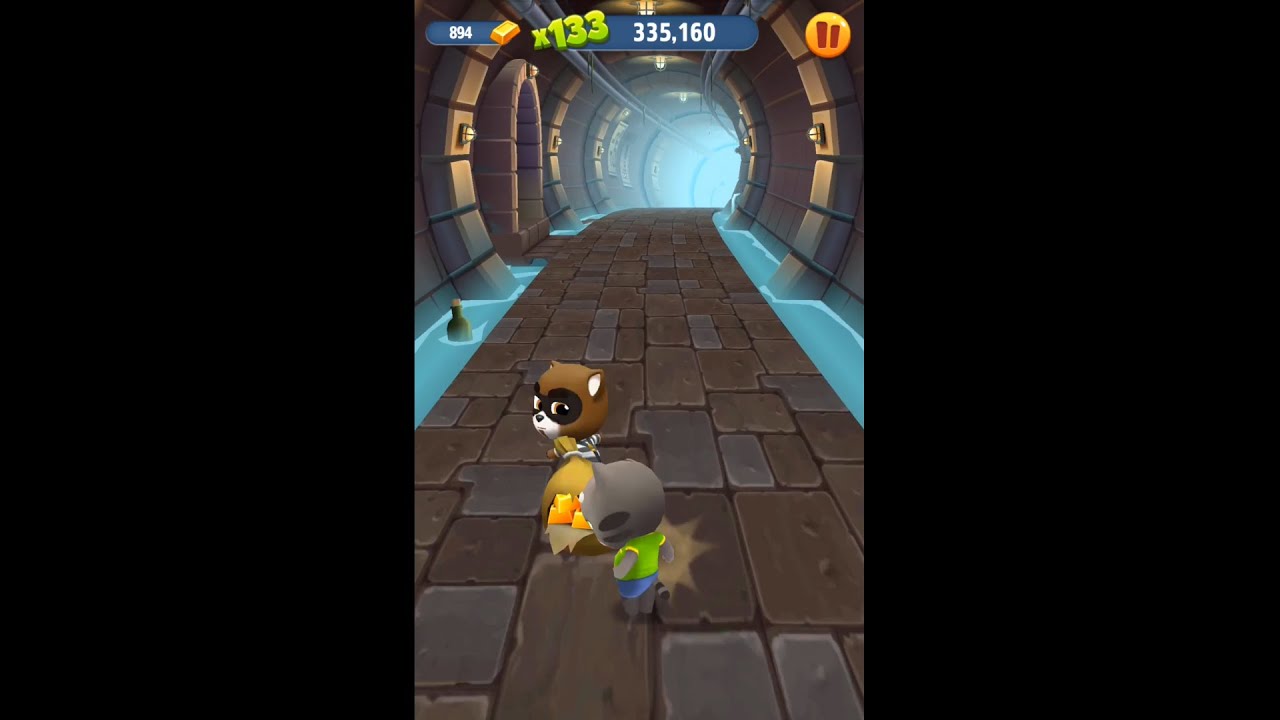 Talking Tom Gold Run - Catching the Raccoon Thief #shorts
