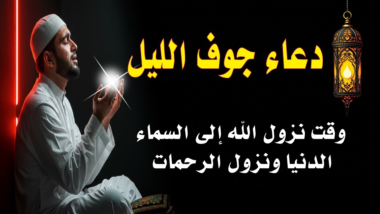 اعظم دعاء فى جوف الليل قبل الفجر ليلة الاربعاء لن تتوقف عن ترديده ابدا يجلو حزنك ويزيل همك ويشرح