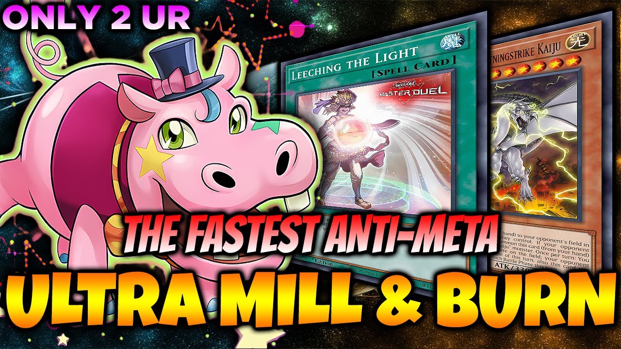 10k Damage 🔥 Supreme OTK, Mill, & Burn !! Upset The Meta with Cheap Mill Deck [Master Duel]