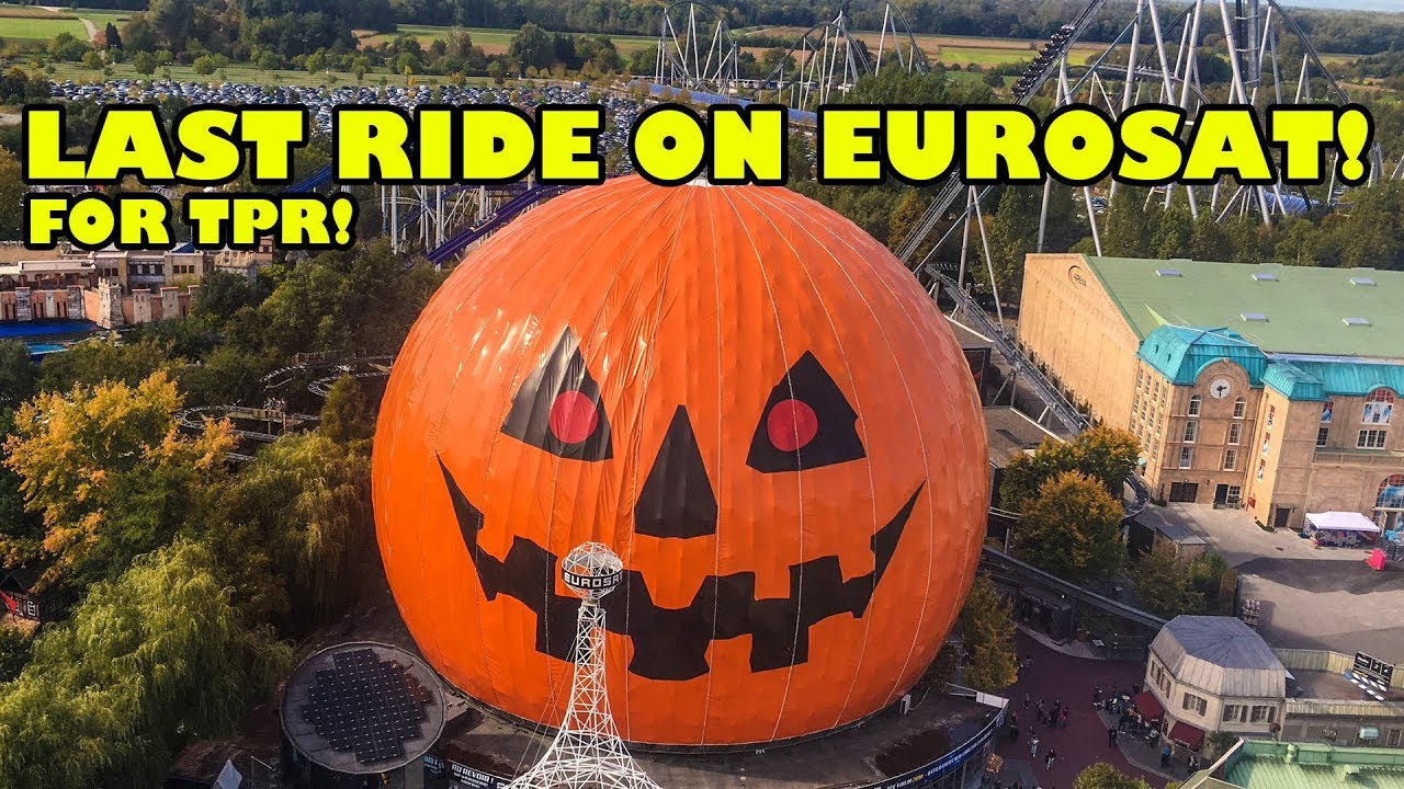 Last Ride Ever on Eurosat Roller Coaster at Europa Park in Germany for TPR! Lights On POV!