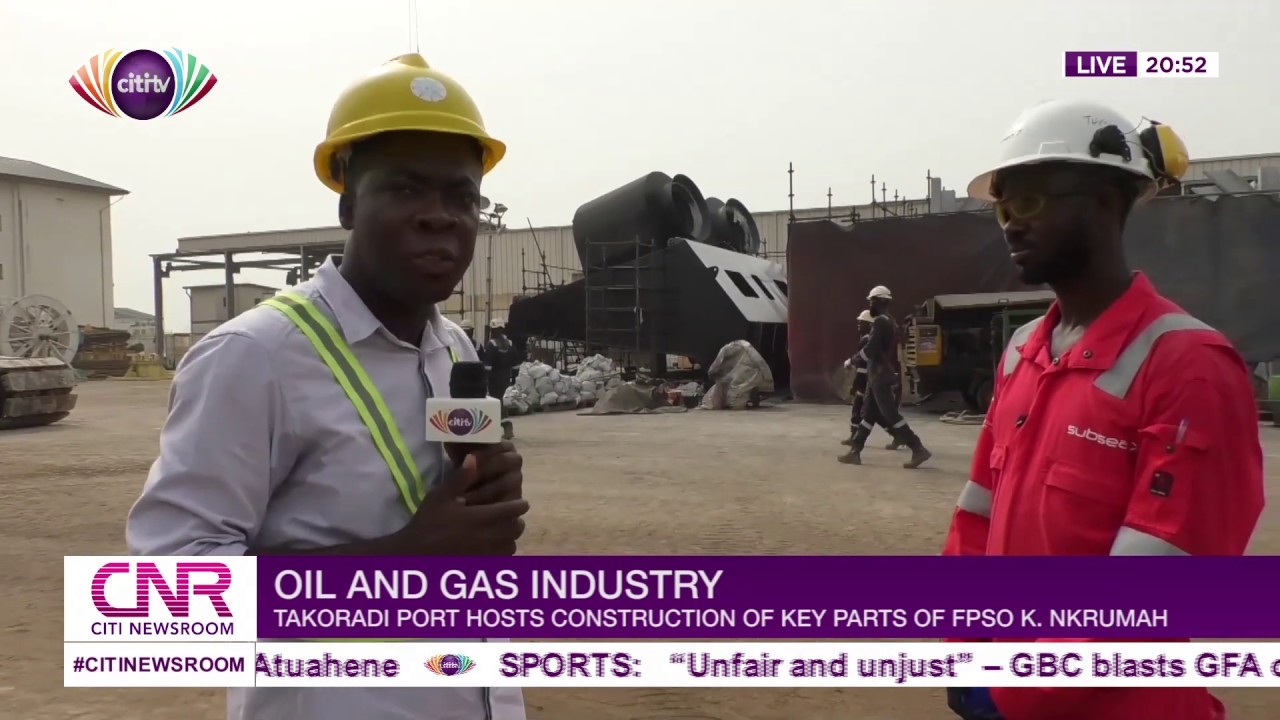 Takoradi Habour hosts construction of key FPSO parts