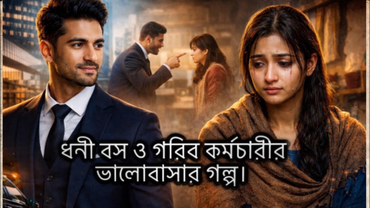 “ধনী বস ও গরিব কর্মচারীর ভালোবাসার গল্প | Emotional Love Story subscribe to my channel. 