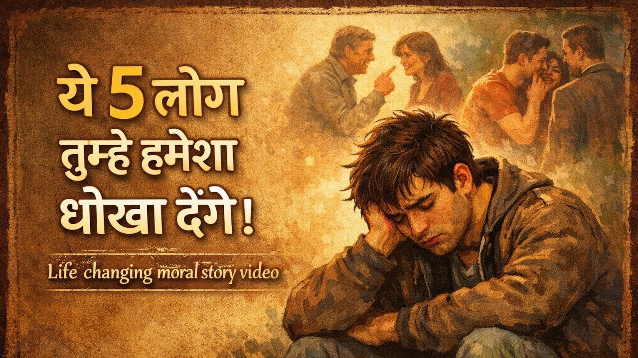 🙎 दोस्त बन कर जहर देते हैं ये 5 लोग - Chanakya Niti | life changing Hindi Moral story video