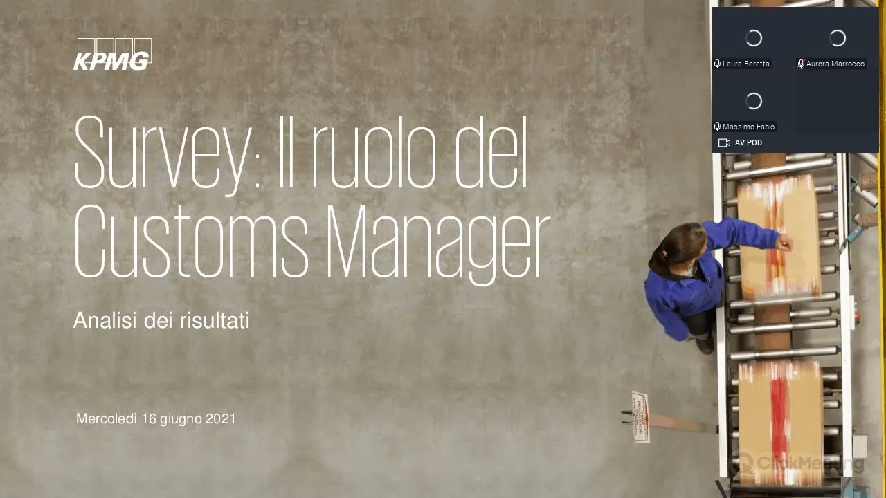 KPMG Survey: il ruolo del Customs Manager nella governance aziendale