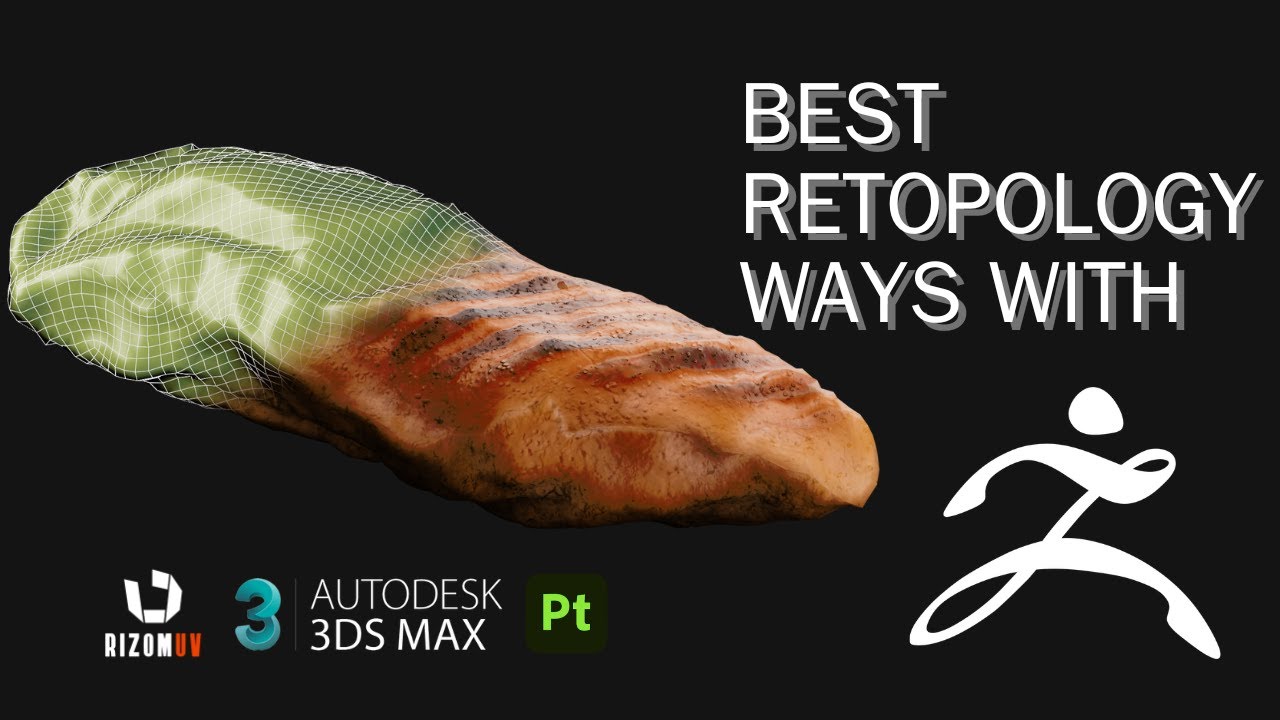Best Retopology Ways With #zbrush / Real Time Tutorial
