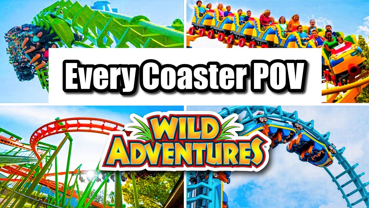 Every Roller Coaster At Wild Adventures Theme Park! | On-Ride POVs