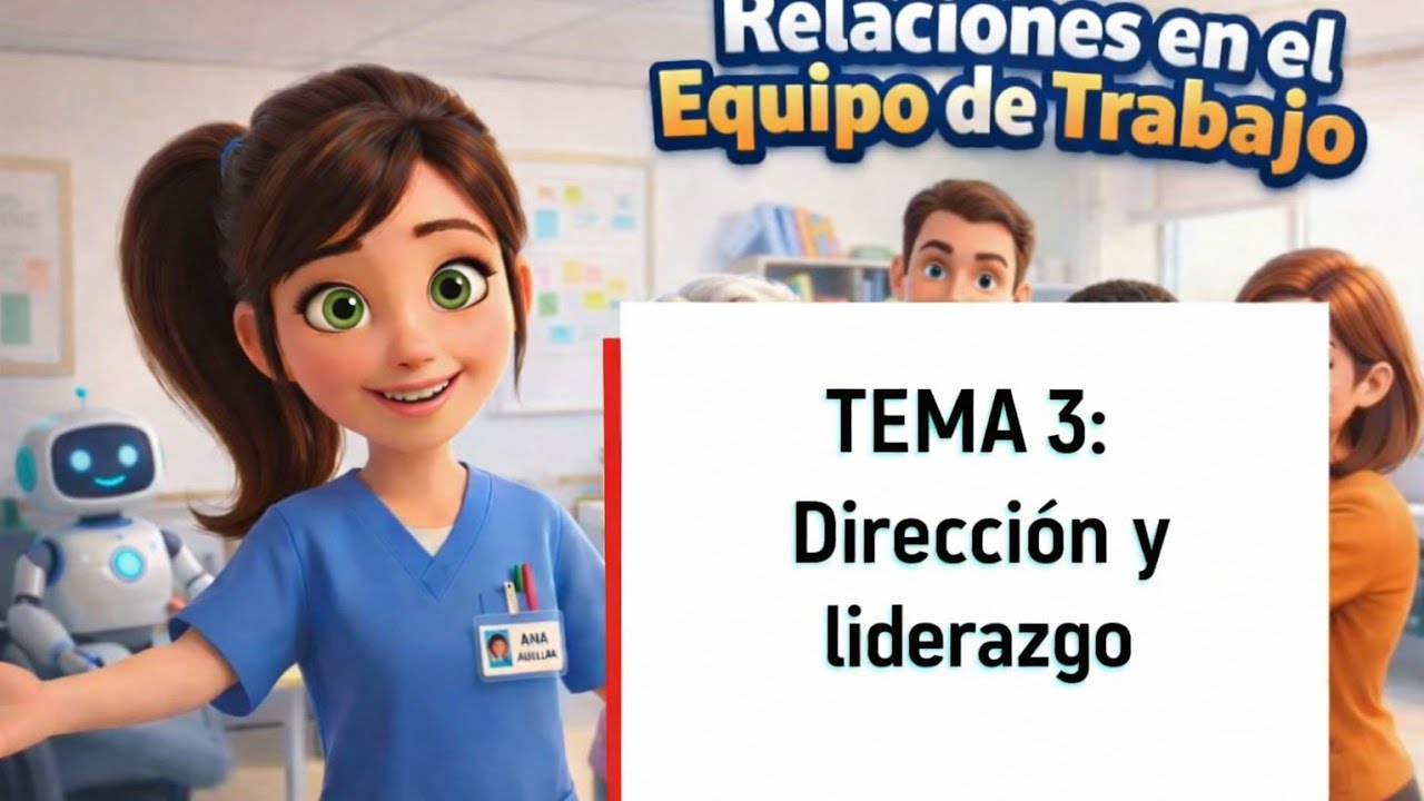 RET TEMA 3: Dirección y liderazgo #tcae #pruebaslibres #examen #liderazgo #compañerismo