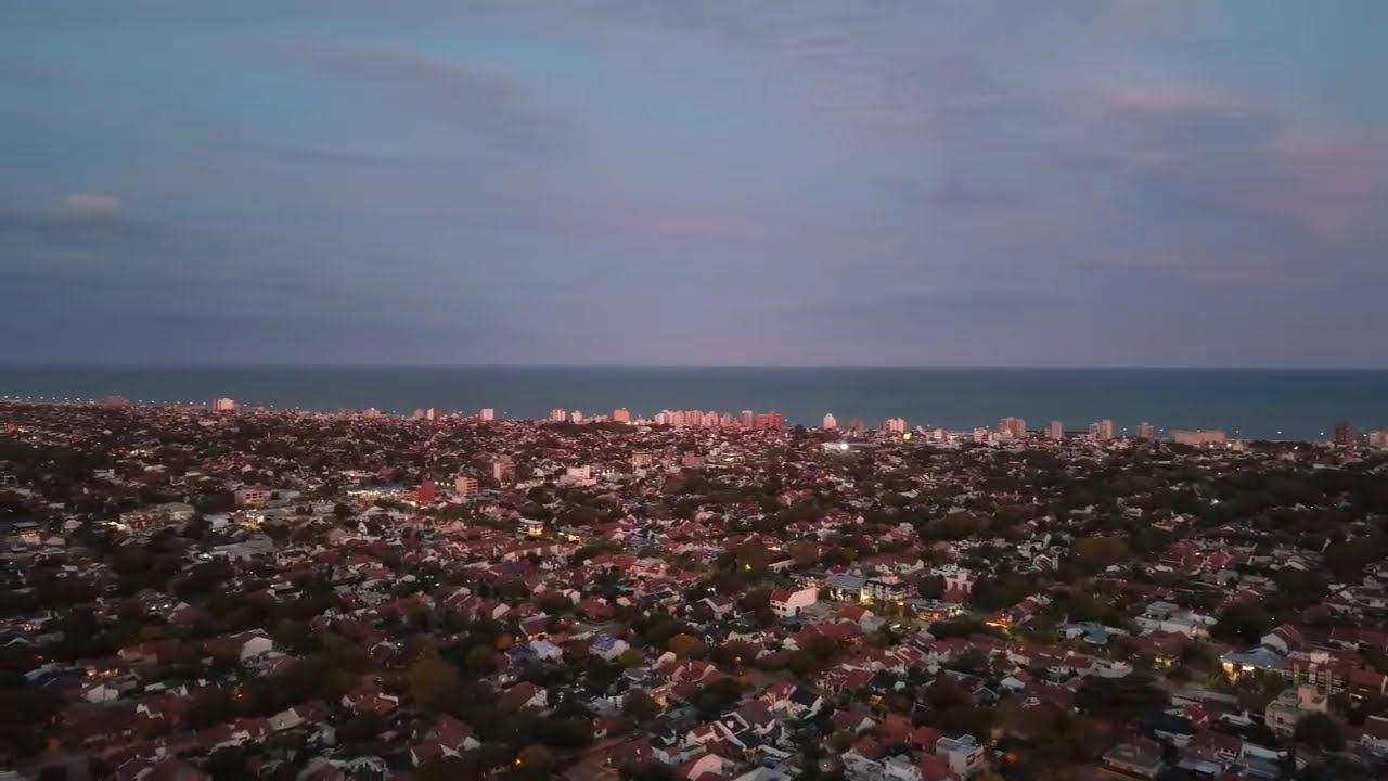 Atardecer en Mar del Plata  🌅 | La Costa desde el Aire (Chill & Relax) (Drone)