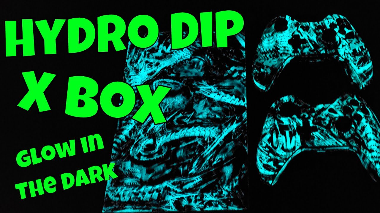 HYDRO DIP XBOX - Glow in the Dark - Biomechanics - ATF Hydrographics