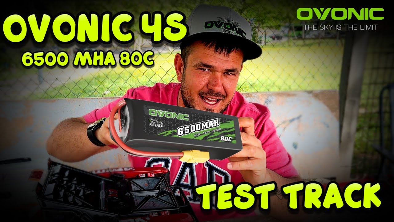 Batería LiPo Ovonic Rebel 80C 14,8 V 6500 mAh 4S 🚜💨 IMPRESIONES NUEVA LIPO ☀️