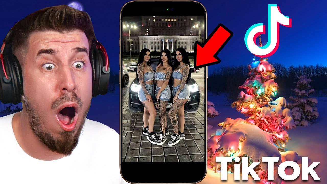 Alege o fată de CRĂCIUN! Reacție tik tok