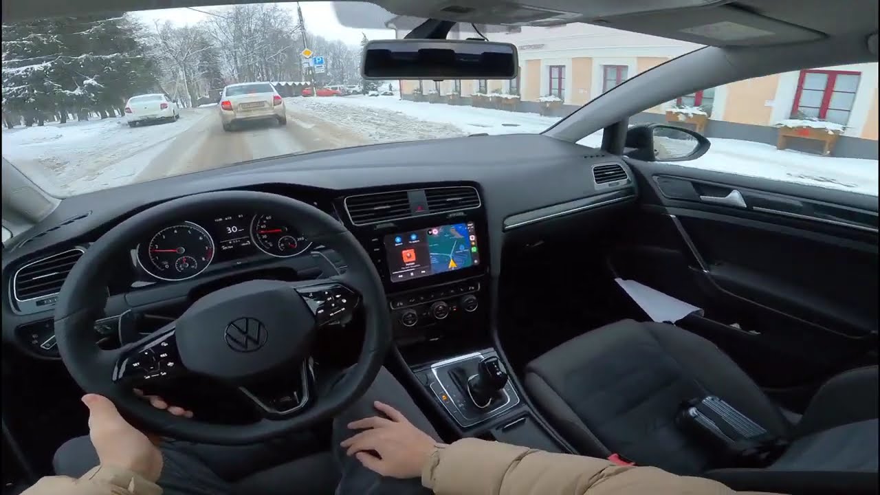 POV Winter Drive on Golf 7