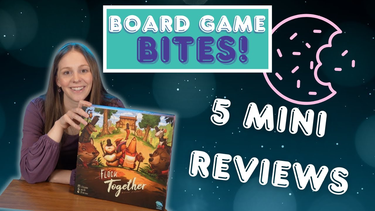 Board Game Bites #8 | 5 Mini Reviews of Board Games