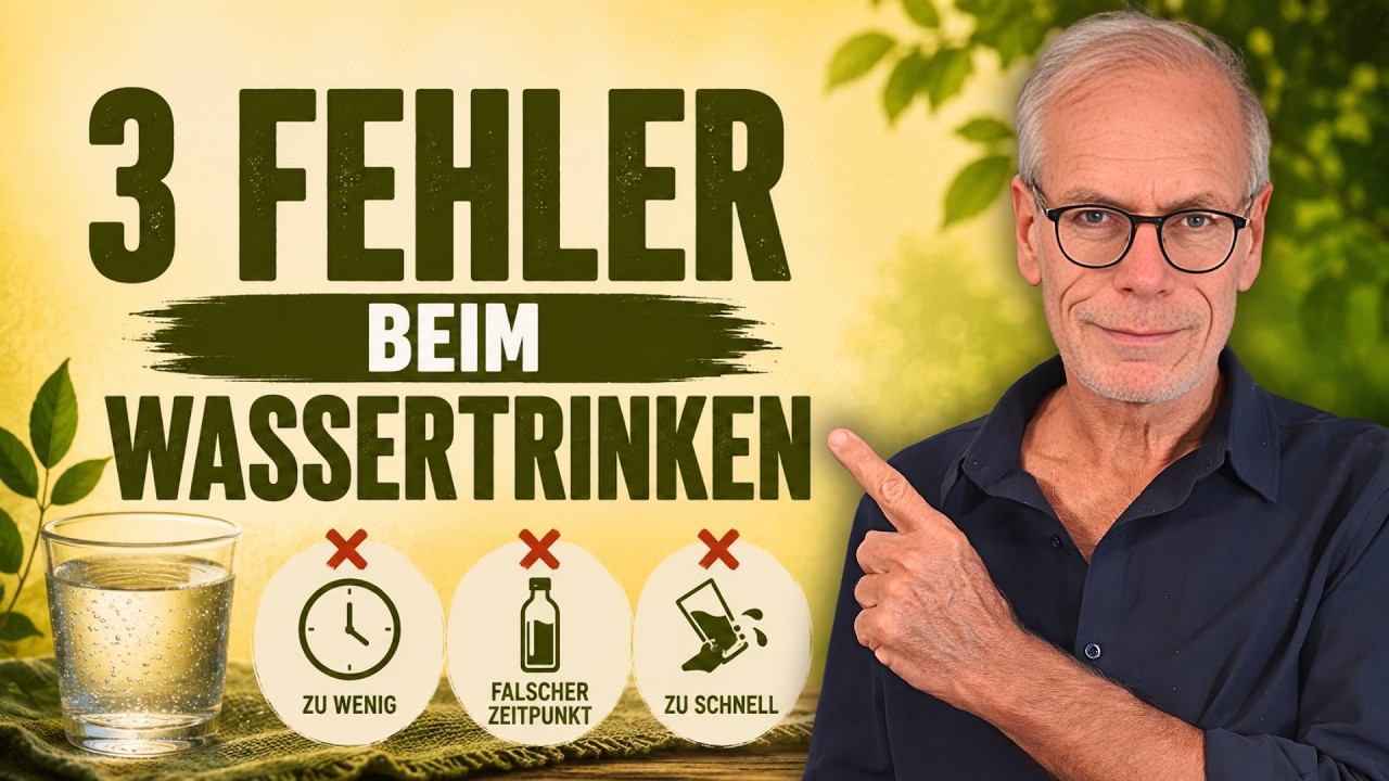❌ 3 Fehler beim WASSER TRINKEN – DAS solltest Du vermeiden!