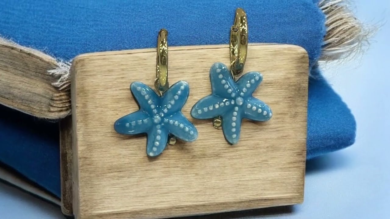 Boucles d’Oreilles en Céramique Colorée | Stock & Livraison Rapide