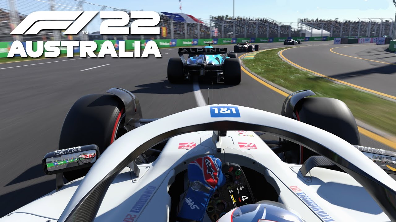 F1 22 Gameplay - Kevin Magnussen's Onboard Race at Australian GP 2022