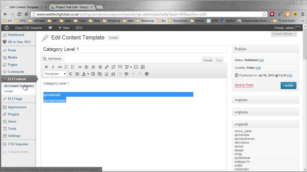 Easy CSV Importer - Create Categories With Descriptions
