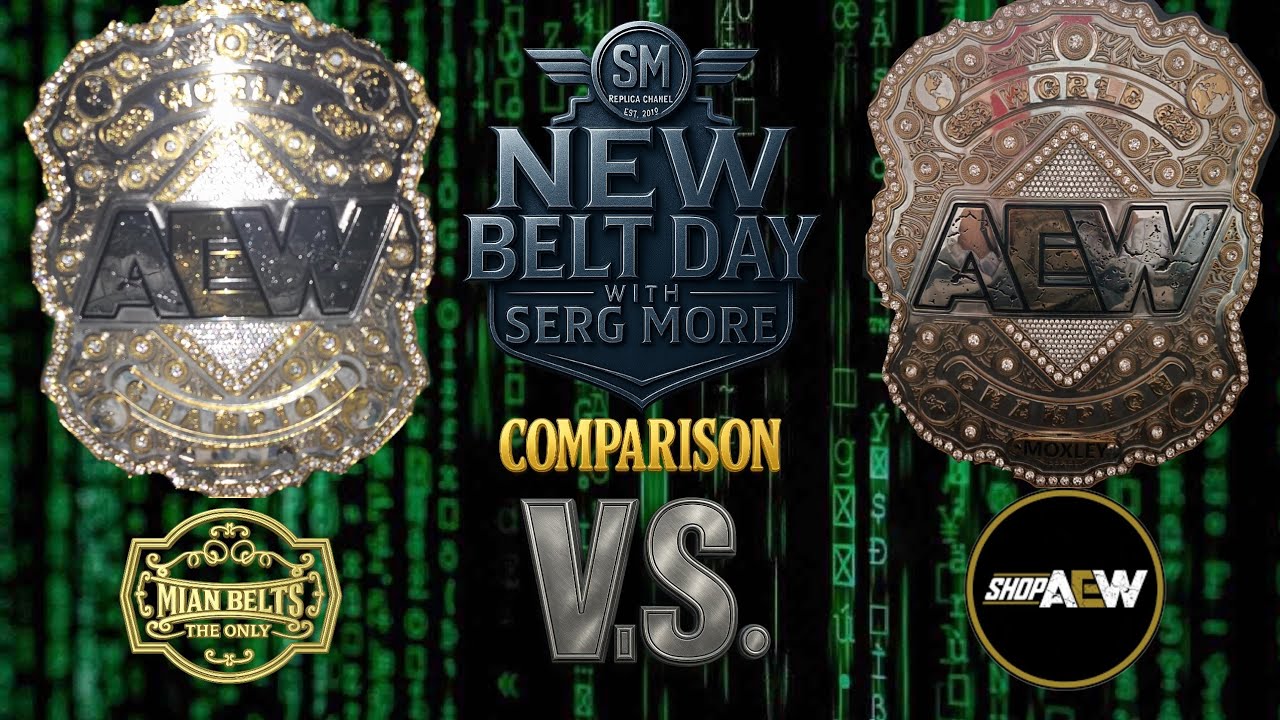 AEW BELT BATTLE OF THE TITANS! AEW OFFICIAL REPLICA BELT V.S. BOOT. WHO WINS?